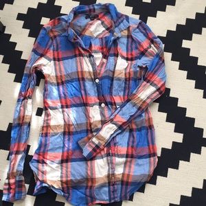 Cozy J. Crew flannel size 6